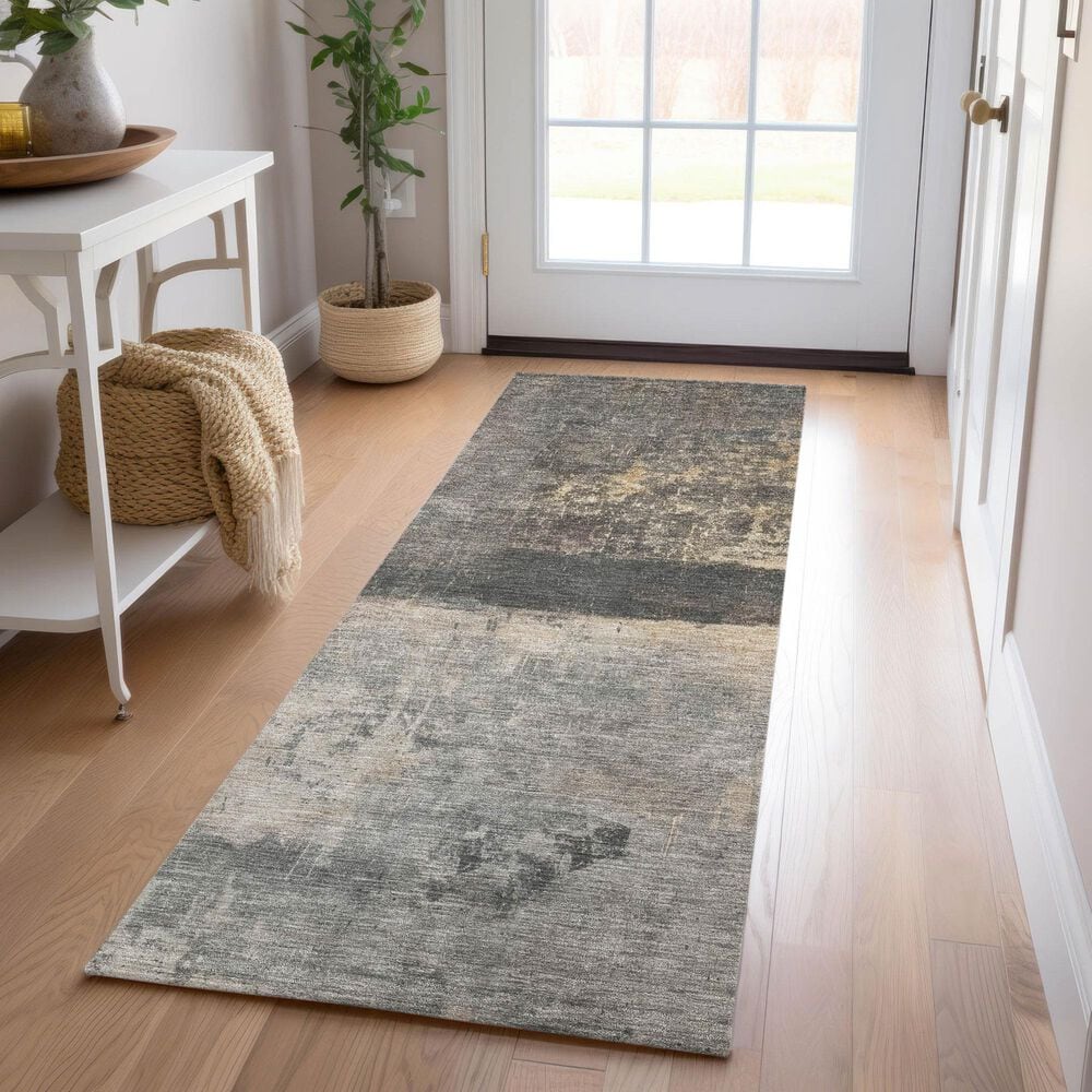Dalyn Rug Company Nouveau NV16 2&#39;3&quot; x 7&#39;6&quot; Coffee Indoor/Outdoor Runner, , large