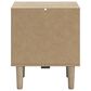 Ashley Cielden Full Upholstered Bed and Nightstand in Tan, , large