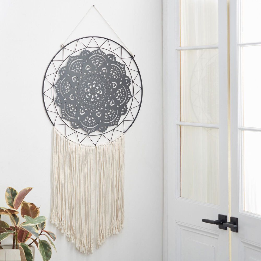 Maple and Jade 32&quot; x 14&quot; Wall Decor in Black and White, , large