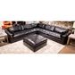 Ashley Emilia Oversized Accent Ottoman in Black, , large