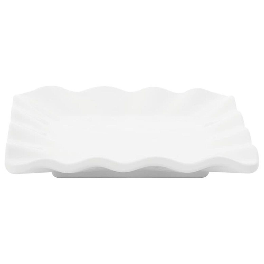 Supreme 5.5" Melamine Square Plate in White, , large