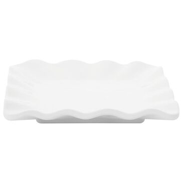 Supreme 5.5" Melamine Square Plate in White, , large