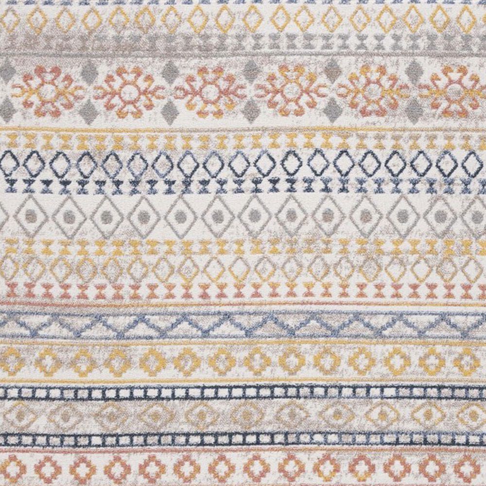 Safavieh Astoria Southwestern 9&#39; x 12&#39; Ivory, Blue and Rust Area Rug, , large