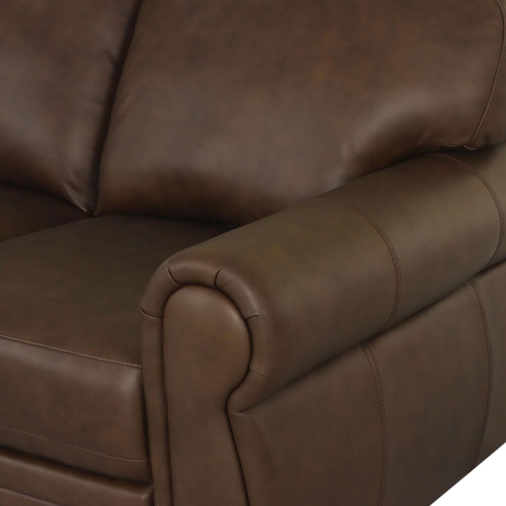 Chateau d'Ax Leather Accent Chair in Brown, , large