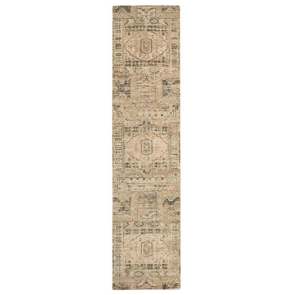Nourison Silk Elements SKE13 2"6" x 10" Beige Runner, , large