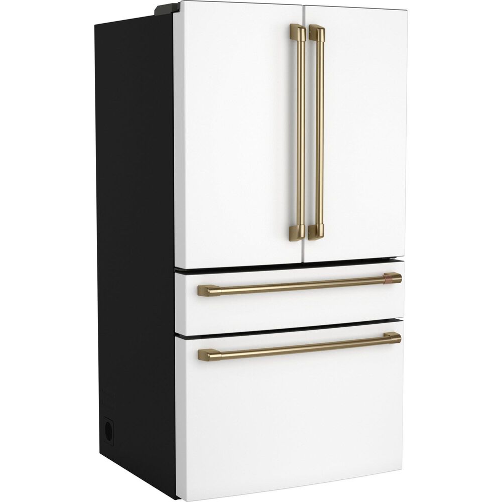 Cafe 23.2 Cu. Ft. Smart Counter-Depth French Door Refrigerator in Matte White, , large