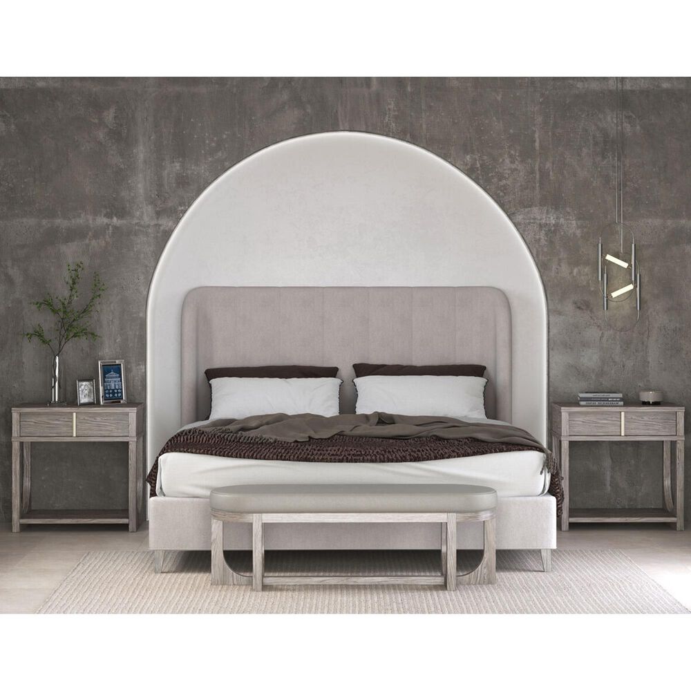 Vantage Vault 1 Drawer Nightstand with USB Charger in Mink Gray, , large
