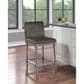 OSP Home Abbott 26" Counter Stool with Pewter Cushion in Brushed Grey, , large