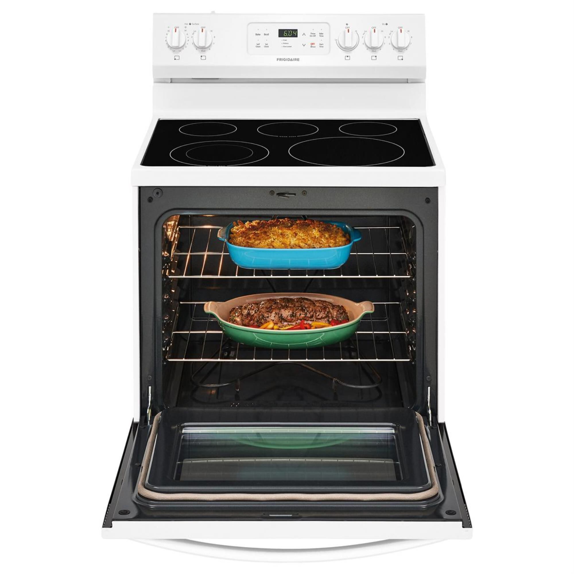 Frigidaire 30 Electric Range in White Nebraska Furniture Mart