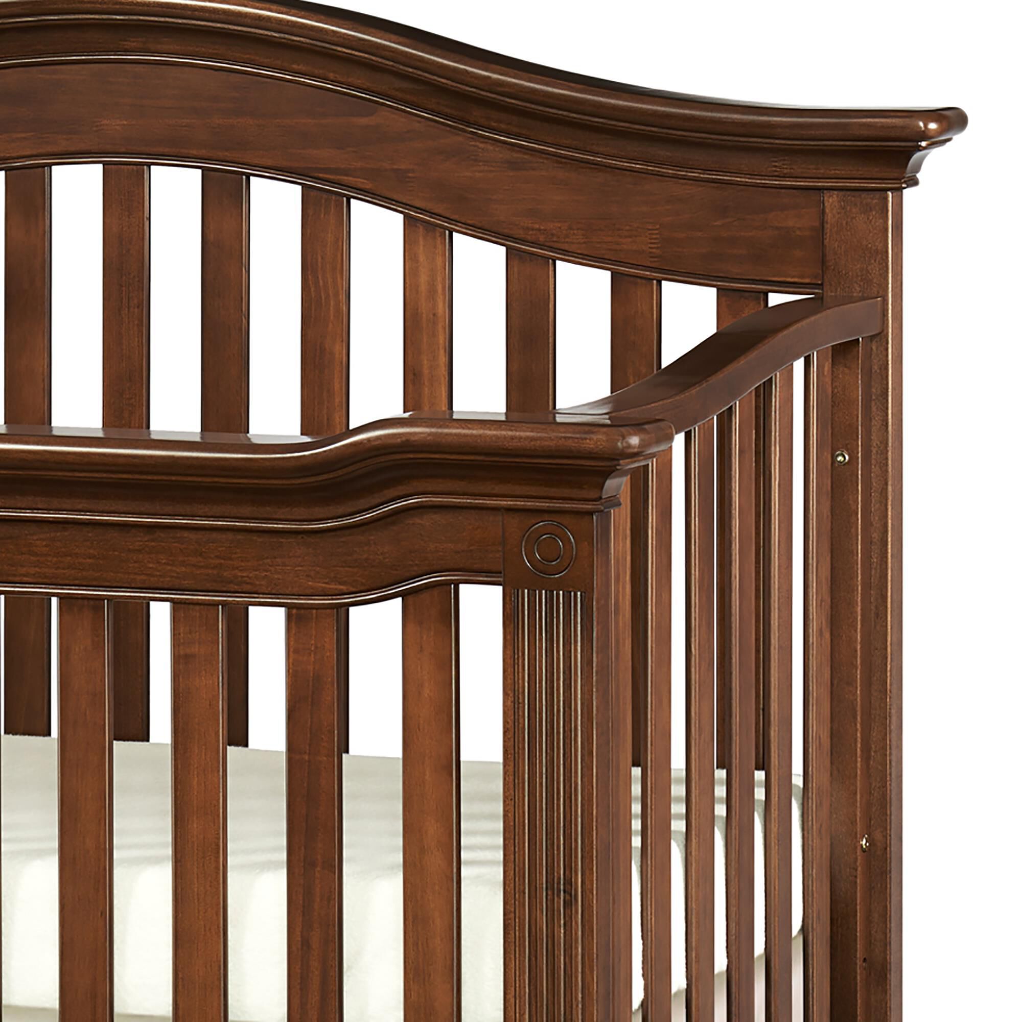 Baby Cache Montana 4 In 1 Lifetime Convertible Crib in Brown Sugar NFM
