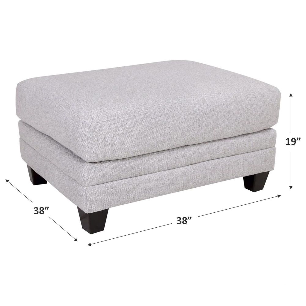 Fusion Furniture Stationary Ottoman in Basic Wool, , large