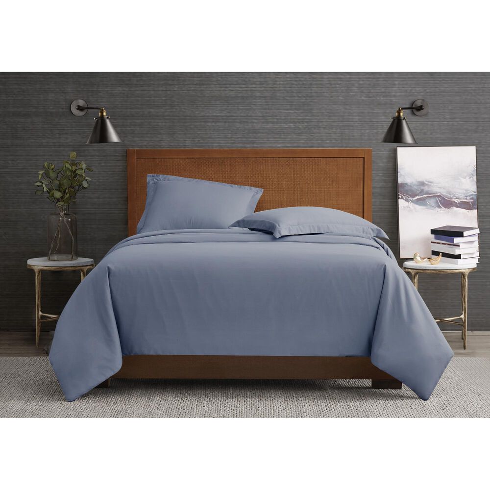 Pem America London Fog Garment Wash 3-Piece King Duvet Set in Blue, , large