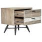 Blue River Bridges 2-Drawer Nightstand in Natural and Gray, , large