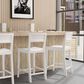 Linon Home Decor Devin Counter Stool in White (Set of 2), , large