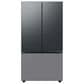Samsung Bespoke Bespoke 3-Door French Door Refrigerator Top Panel in Matte Black Steel, , large