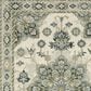 Oriental Weavers Branson Oriental Mendallio 5"3" x 7"3" Ivory and Blue Area Rug, , large
