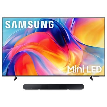 Samsung 85" Class M70H Series Mini LED 4K UHD Vision AI - Smart Tizen TV with S-Series 5.0 Channel Soundbar in Titan Black and Black, , large