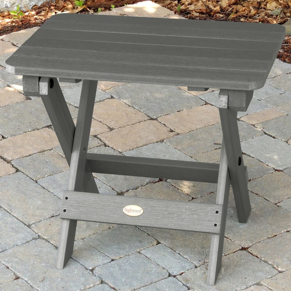 Highwood USA Adirondack Side Table in Coastal Teak, , large