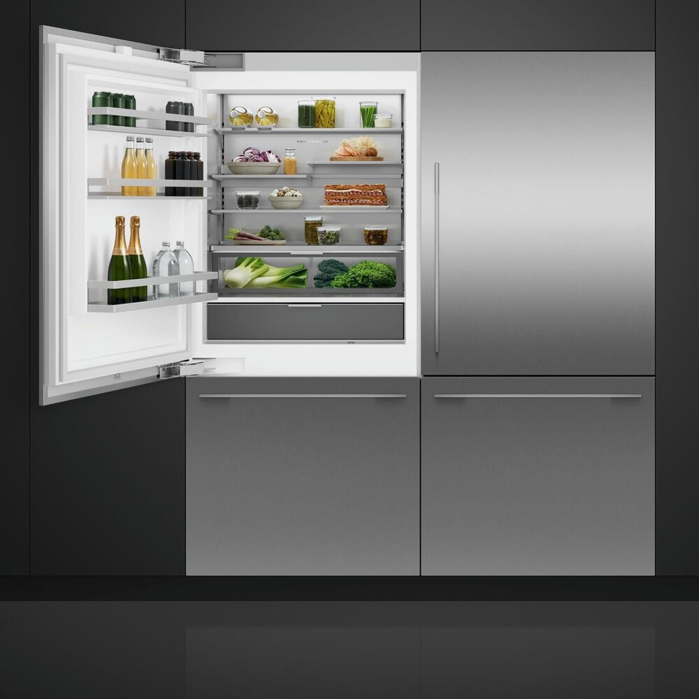 Fisher and Paykel Door Panels for 36" Integrated Refrigerator Freezer in Stainless Steel, , large