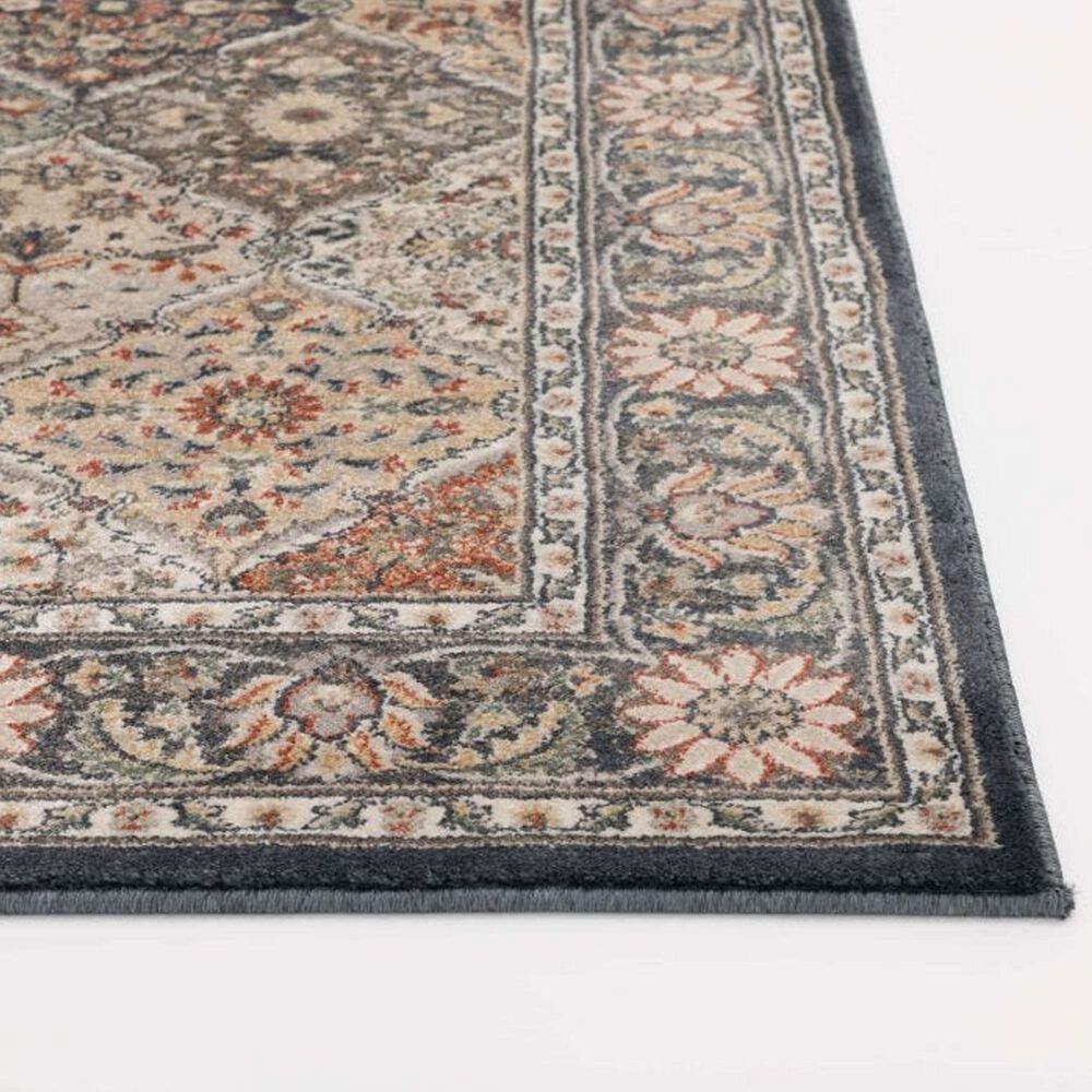 Central Oriental Montville Noriani 7&#39;10 x 9&#39;10 Vintage Blue and Multicolor Area Rug, , large