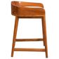 Timeless Designs Saddle Counter Stool in Honey Brown, , large
