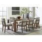 Ashley Kraeburn Dining Chair Set of 2 in Beige and Brown, , large