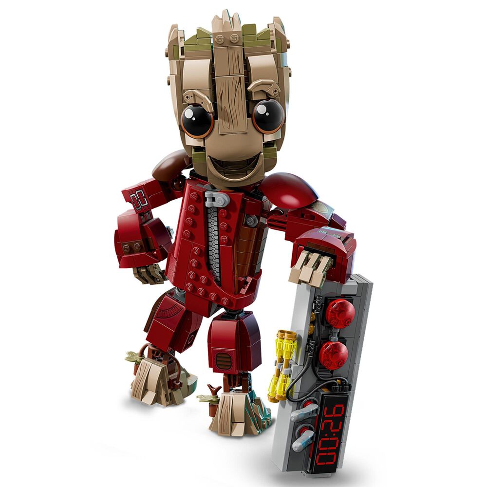 LEGO Marvel Ravager Jumpsuit Groot Building Set, , large