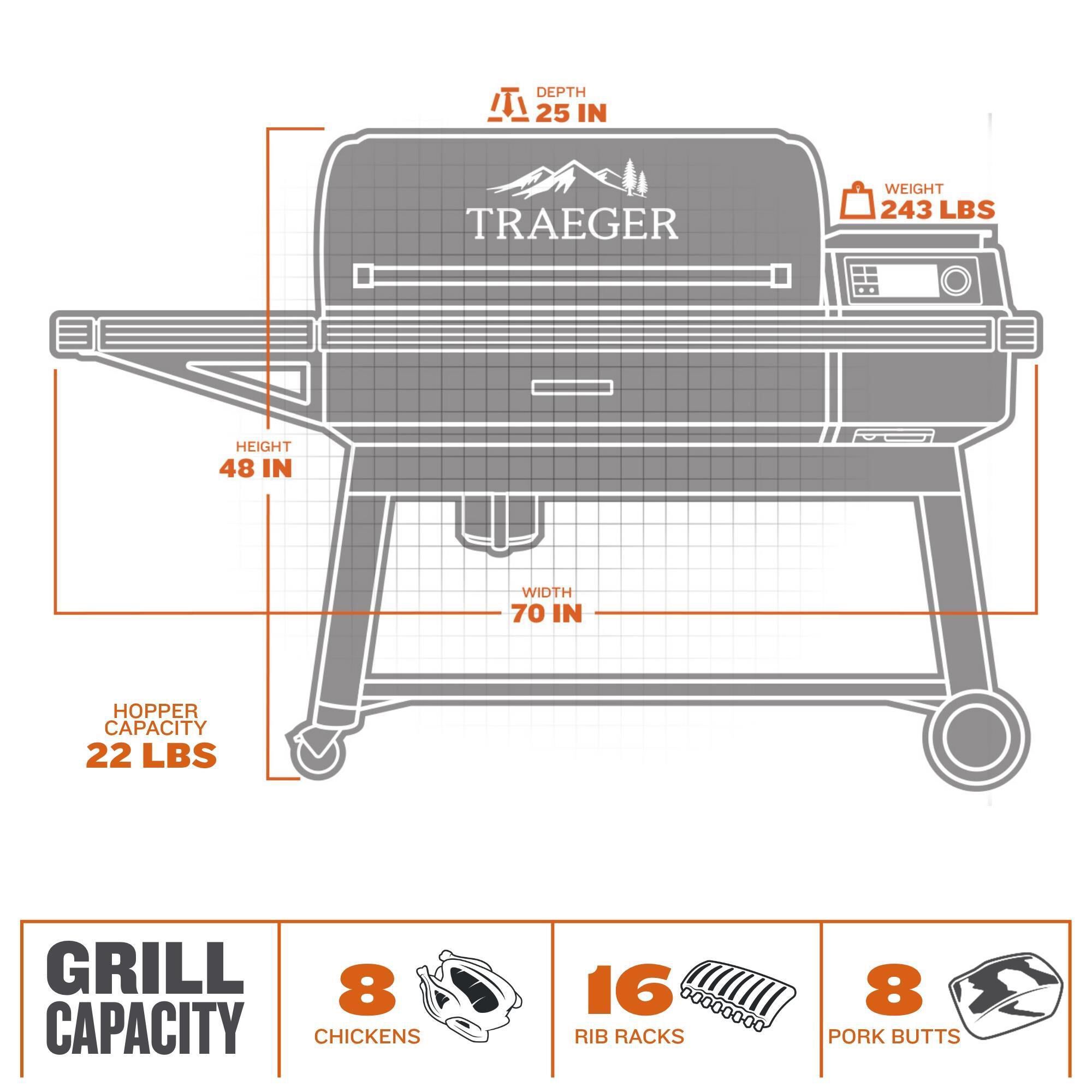 Traeger sizes discount