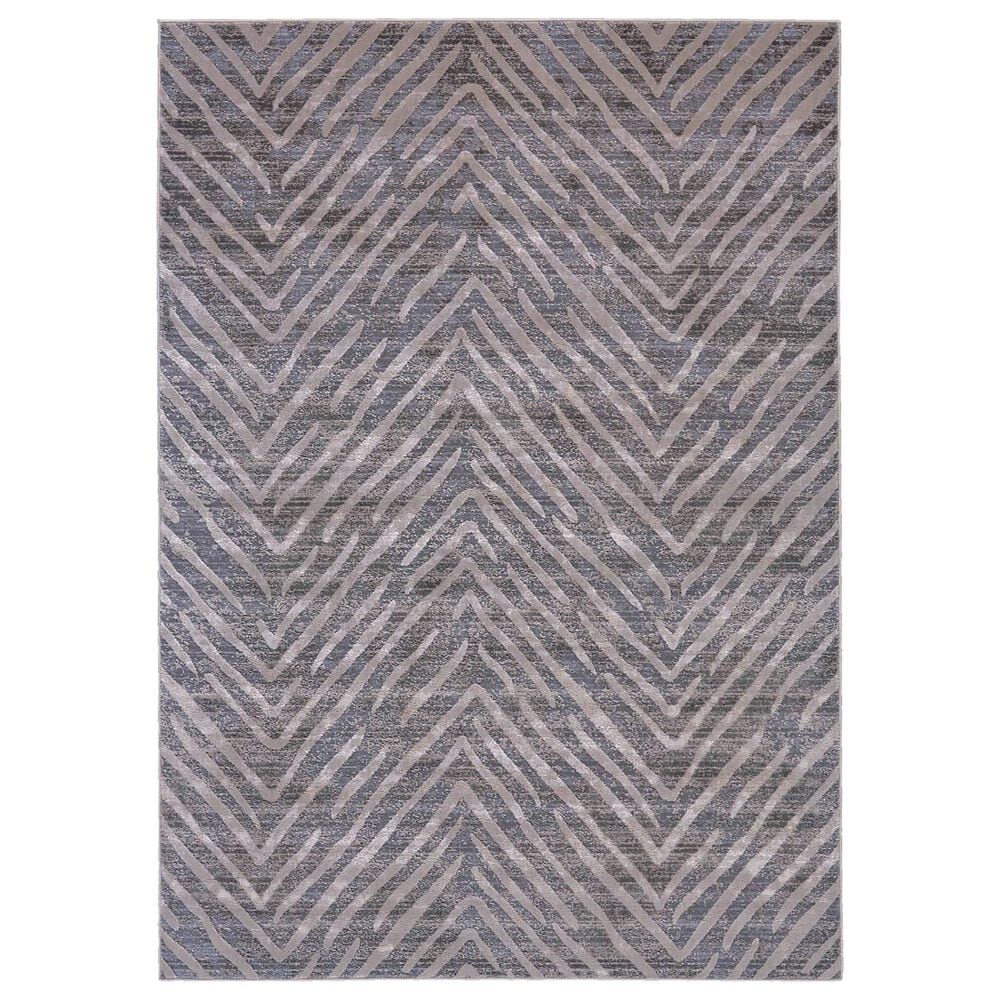 Feizy Waldor 6"7" x 9"6" Gray Area Rug, , large