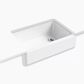 Kohler Whitehaven 33" Undermount Single-Bowl Farmhouse Kitchen Sink in White, , large