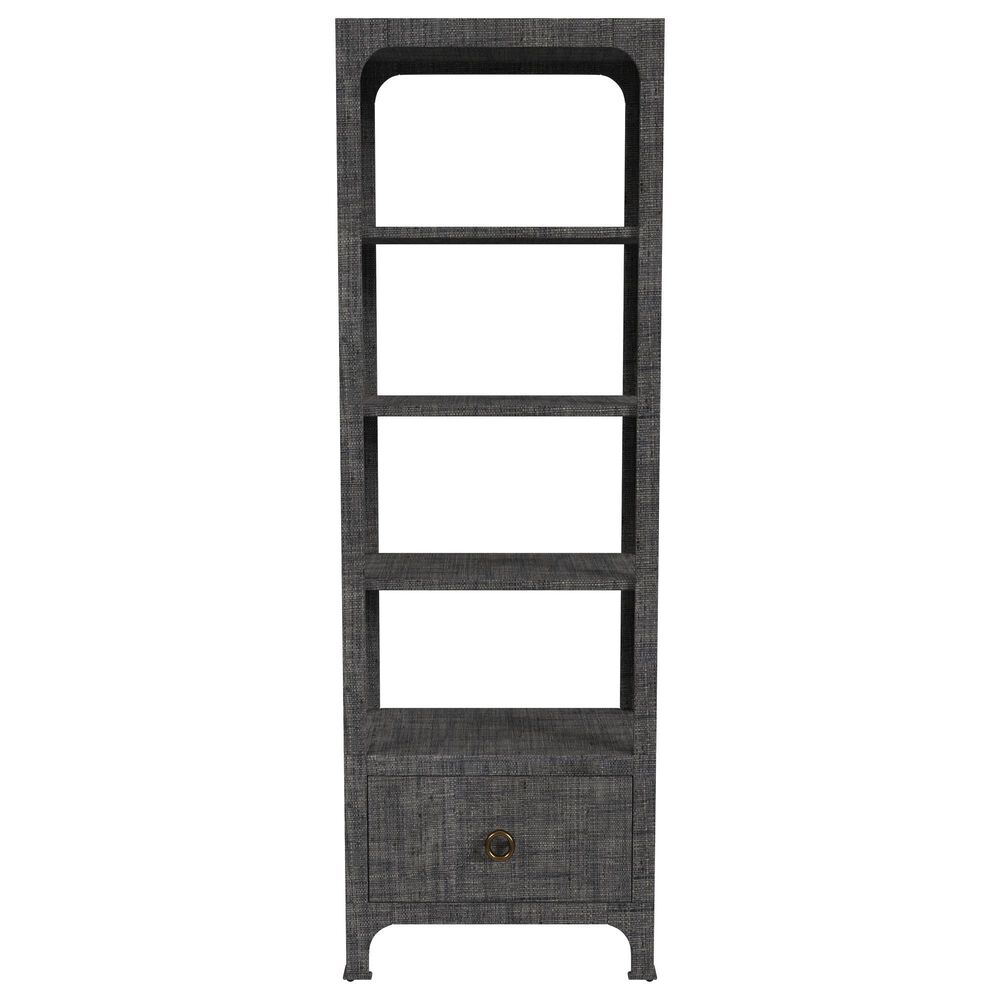 Butler Chatham Bookcase in Charcoal Raffia, , large