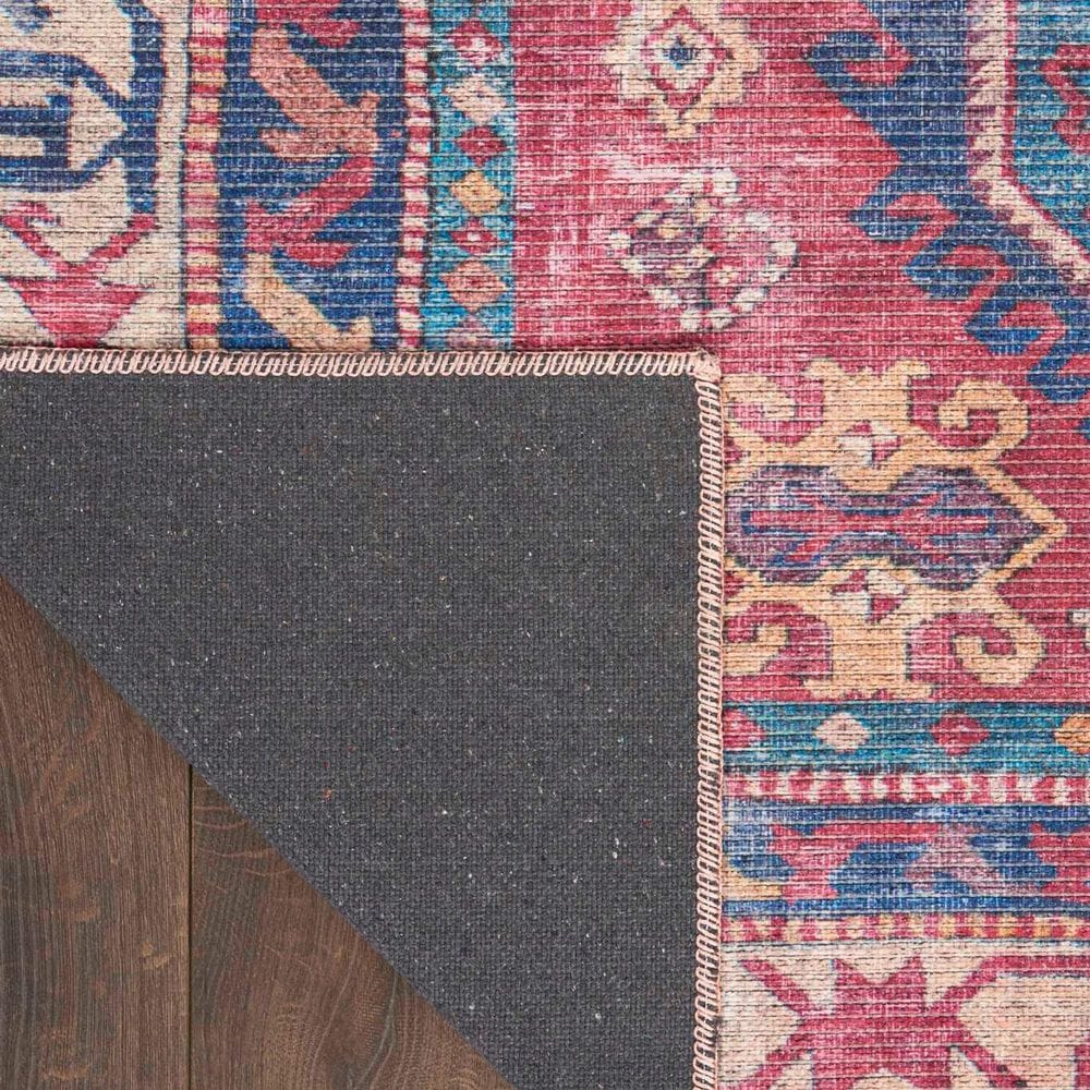 57 Grand by Nicole Curtis Series 1 9&#39;2&quot; x 12&#39; Red, Beige and Navy Area Rug, , large