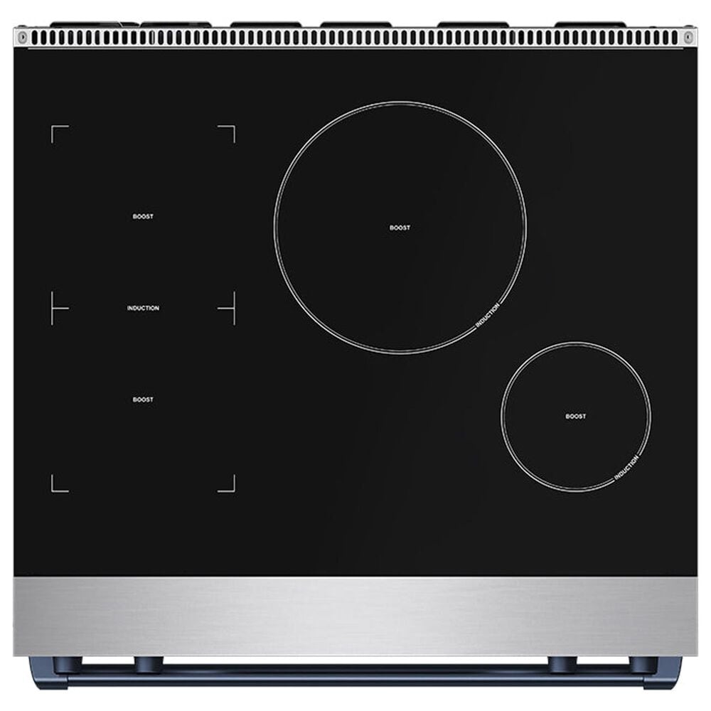 Thor Kitchen Gordon Ramsay 4.8 Cu. Ft. Professional Induction Range with Blue Handle Kit in Stainless Steel, , large