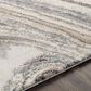 Surya Tuscany TUS-2315 6"7" x 9"6" Cream, Khaki, Gray, Charcoal and Blue Area Rug, , large
