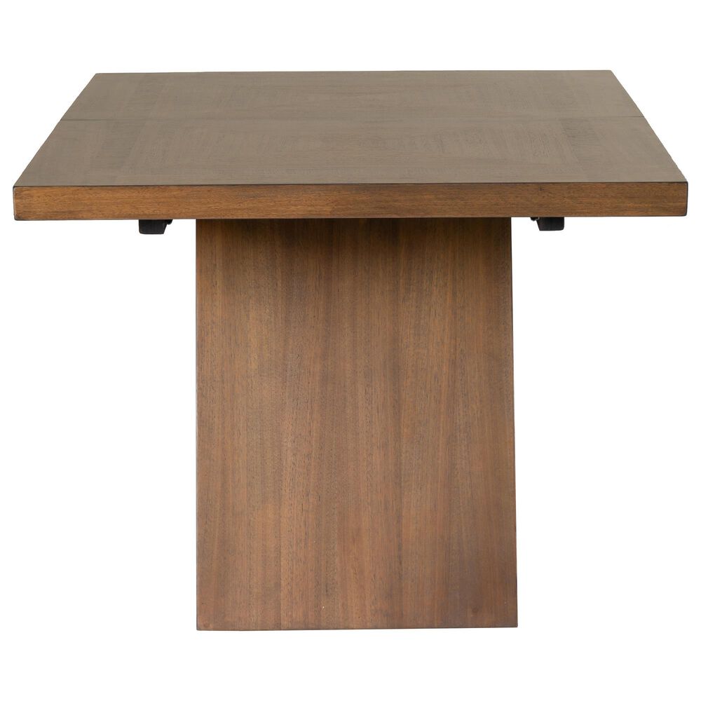 Linon Home Decor Callahan Dining Table with Leaf in Brown - Table Only, , large