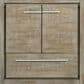 Lexora Home Lafarre 30" Single Bathroom Vanity in Rustic Acacia with 2 cm White Quartz Top and Rectangular Sink, , large