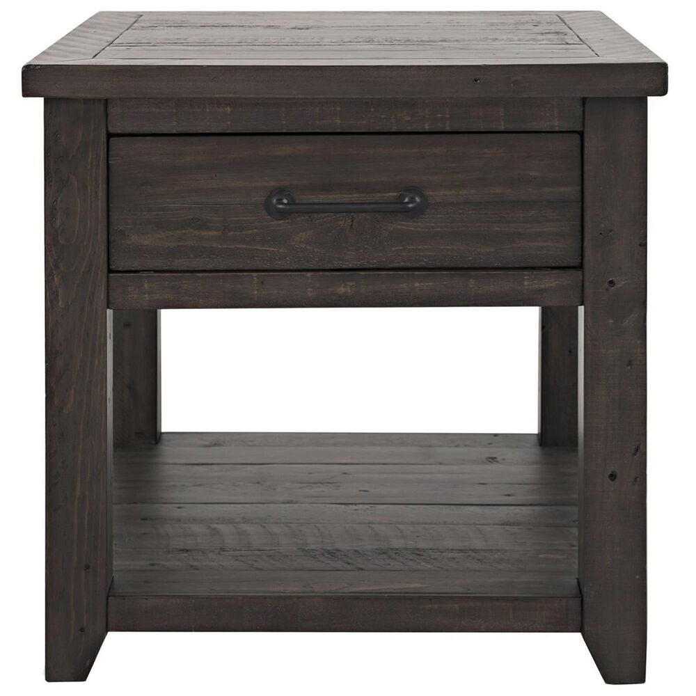 Waltham Madison County End Table in Barnwood, , large