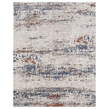 Feizy Gilmore 5"3" x 8" Ivory and Blue Area Rug, , large