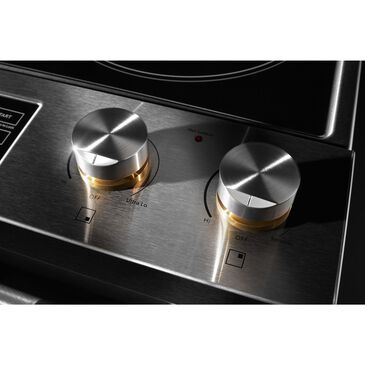 JennAir 6.8 Cu. Ft. Slide-In Electric Range in Stainless Steel and Black, , large