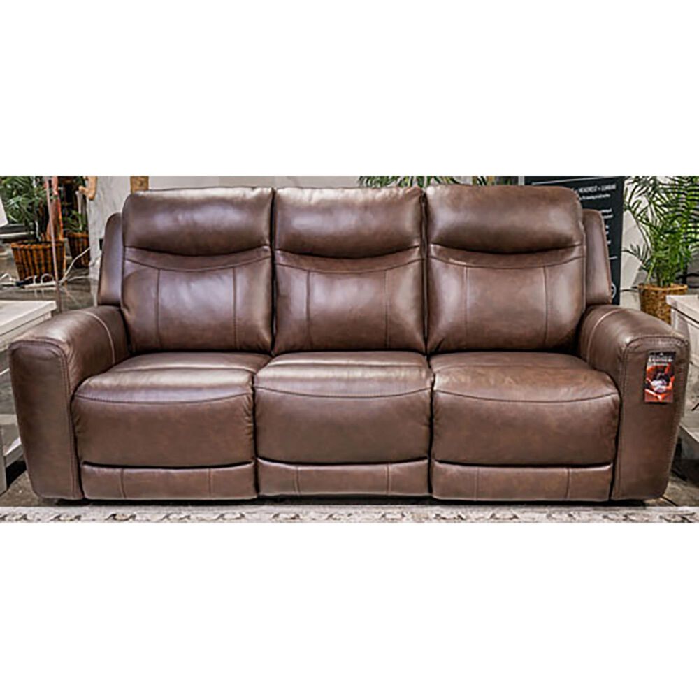 Ashley Gravier Power Reclining Sofa with Adjustable Headrest in Cordova, , large