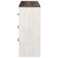 Ashley Gerridan 4 Piece Full Bedroom Set in White and Gray, , large