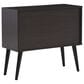Ashley Orinfield Accent Cabinet in Dark Brown with Goldtone Door Pulls, , large