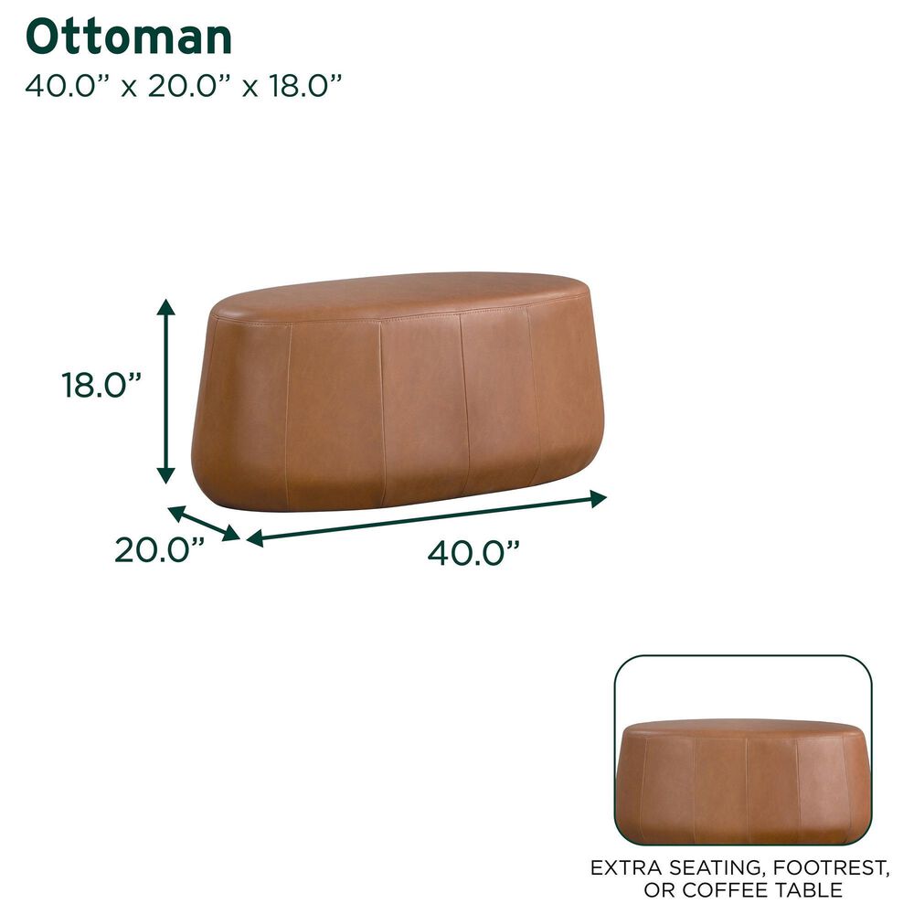 Lifestyle Solutions Kayden Ottoman in Carmel, , large