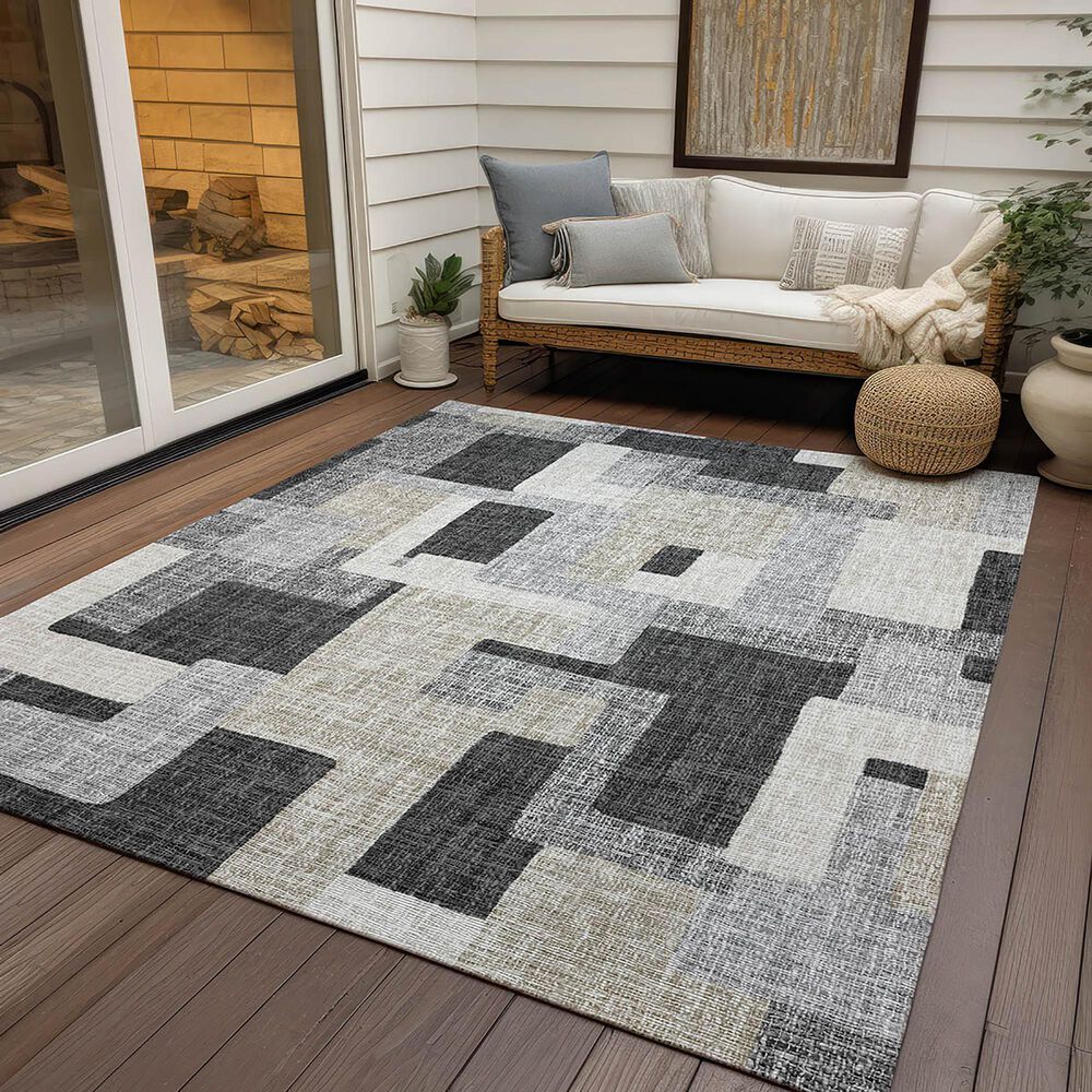 Dalyn Rug Company Portico PO3 Gray 10&#39; x 14&#39; Area Rug, , large