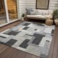Dalyn Rug Company Portico PO3 Gray 10" x 14" Area Rug, , large