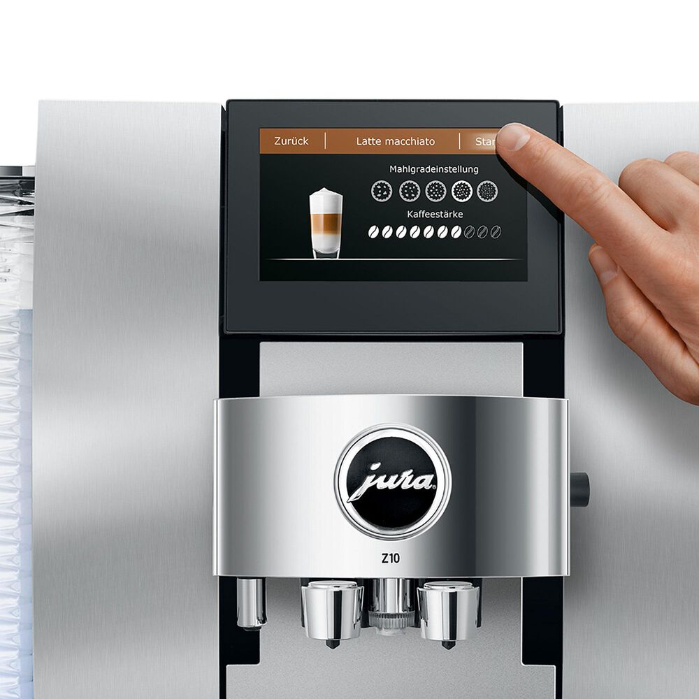 Jura Z10 Automatic Coffee Maker in Aluminum White, , large