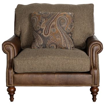 Craftmaster Furniture Corp Custom Blends Chair and a Half in Brown, , large