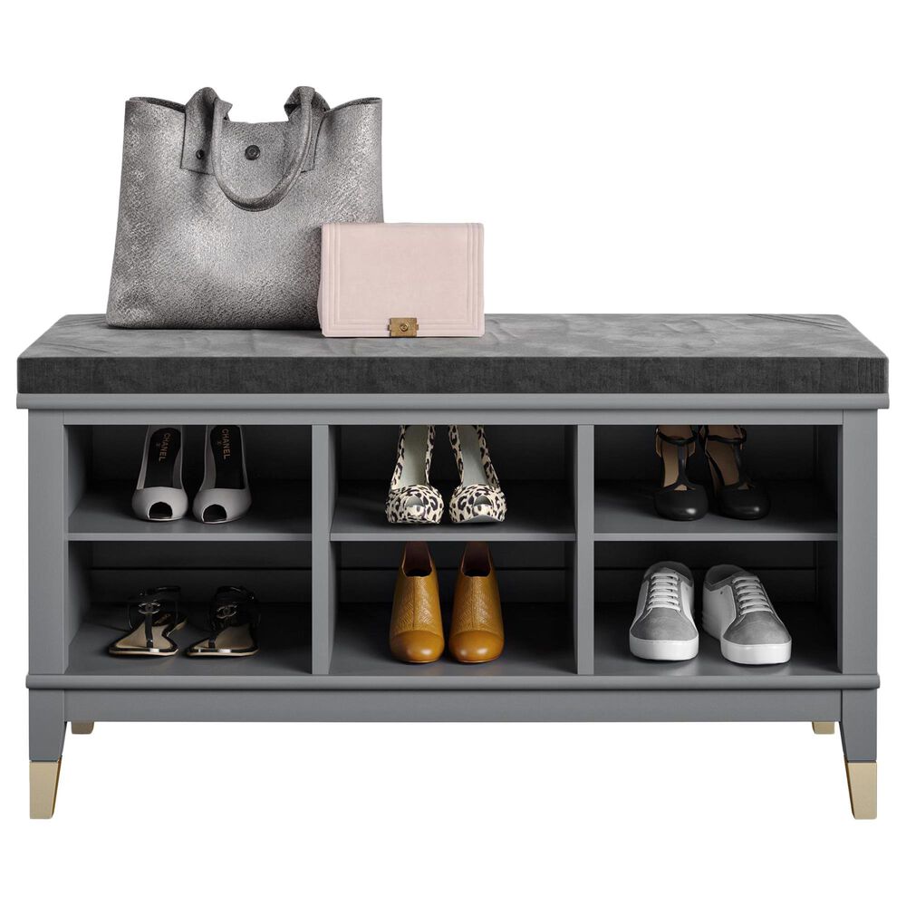 DHP Westerleigh Entryway Bench in Graphite Grey, , large
