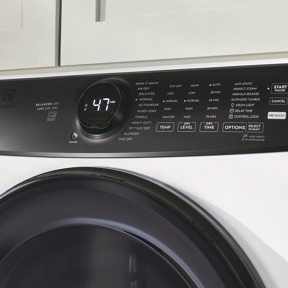 Electrolux 4.5 Cu. Ft. Front Load Washer and 8.0 Cu. Ft. Gas Dryer in Matte White, , large