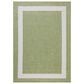 Loloi Easton Green and Ivory 5"3" x 7"6" Indoor/Outdoor Area Rug, , large